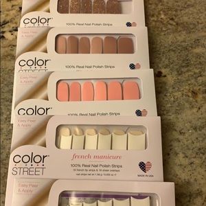 5 sets of Colorstreet nail strips